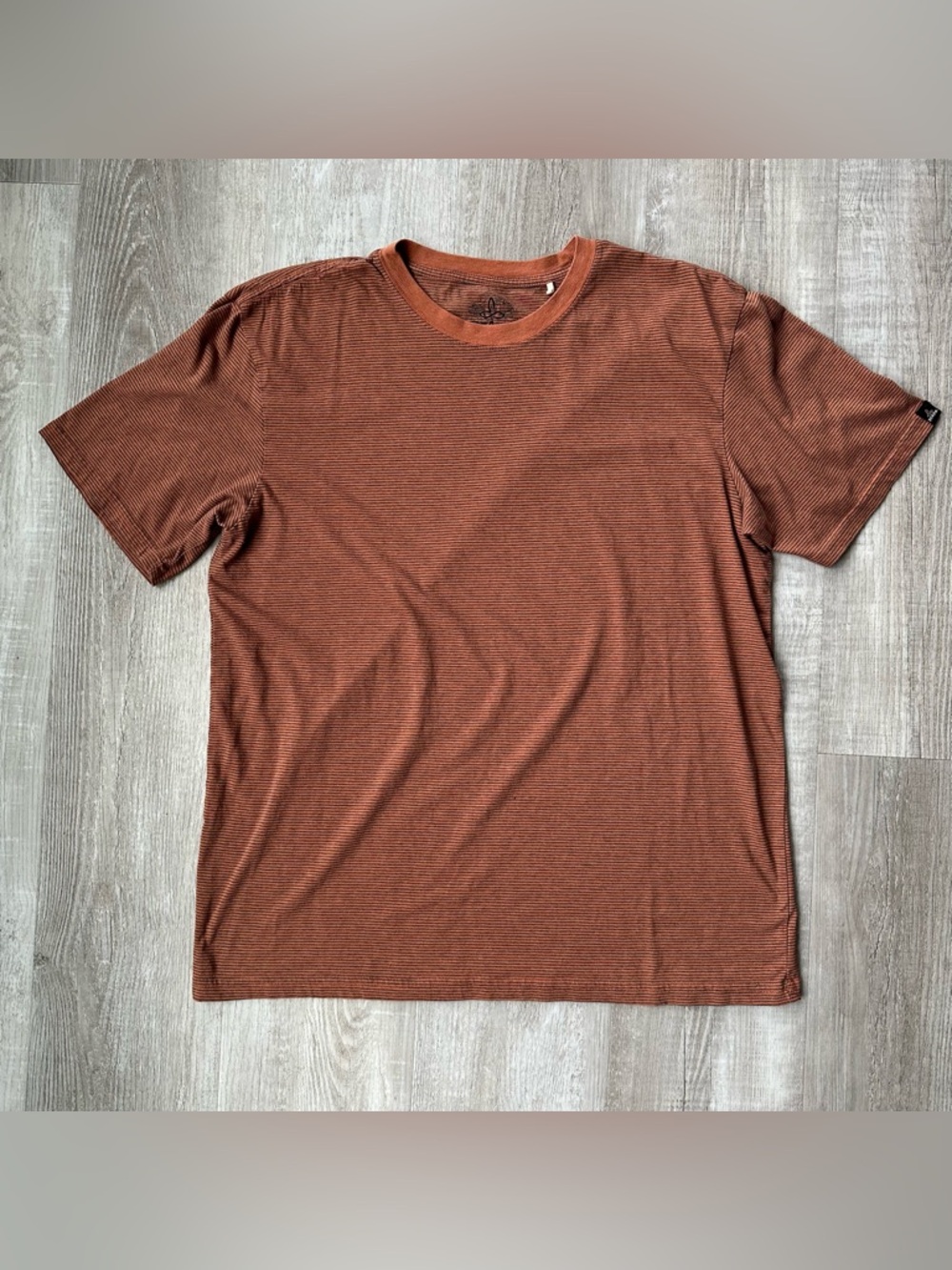 Prana Striped Short Sleeve T Shirt